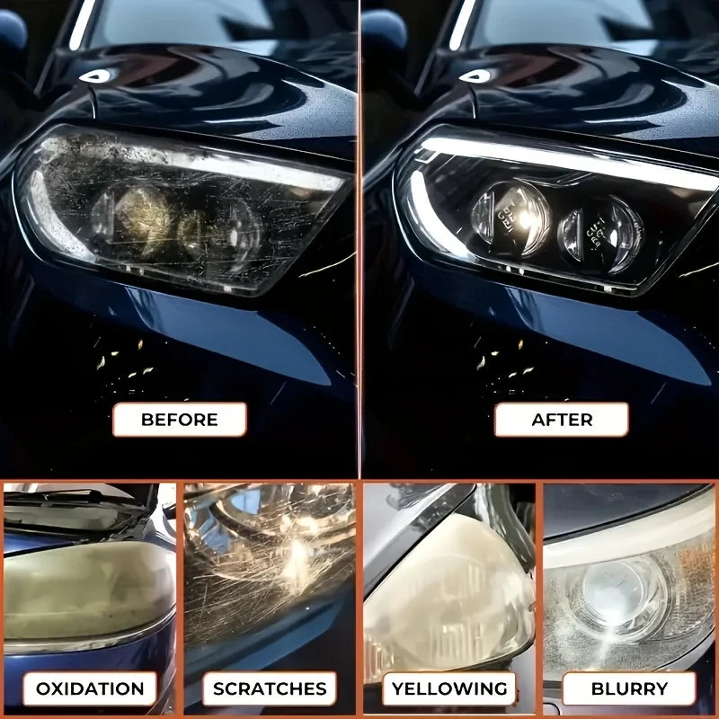 Headlight Restoration Polishing Kit